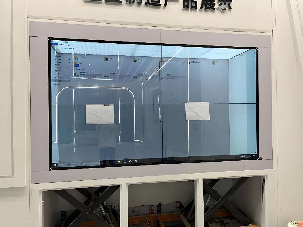 關(guān)掉是玻璃，打開是屏幕！OLED透明屏未來感拉滿！